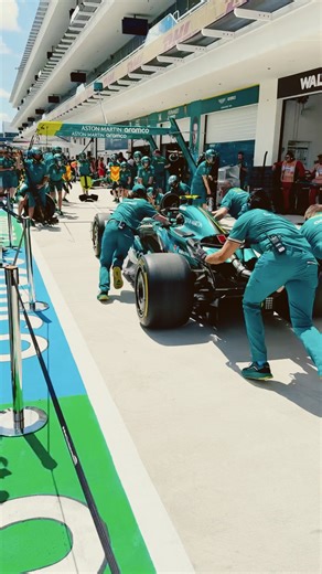 Aston Martin’s pit crew goes beast mode in Miami!”#F1 #AstonMartin #MiamiGP