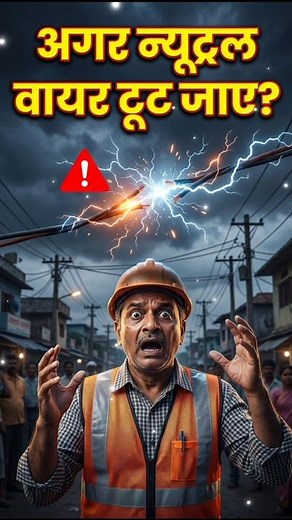 What Happens If the Neutral Wire Gets Cut ? #shorts