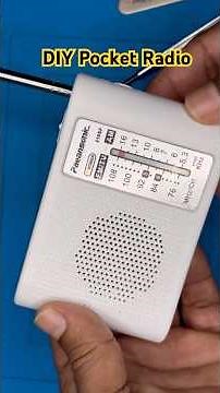 "Build Your Own Pocket AM/FM Radio: A Step-by-Step Guide to Retro Radio Magic!"