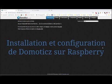 #03 - Installer et configurer Domoticz sur Raspberry Pi