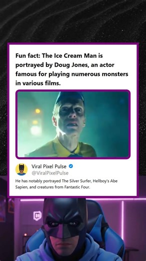 Ice Cream Man is Portrayed by Doug Jones Monster Actor