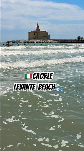🇮🇹 Caorle moments #10: The Beach with a Church in the Sea🌞🌊⛪️