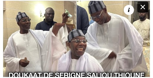 Serigne Saliou Ndigueul Thioune danse à la veille du Magal : expression de joie à Touba