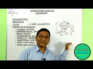 Engineering drawing | Dimension | Dimensioning | Types of Dimension |