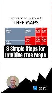 8 Simple Steps for Intuitive Tree Maps | #chart #excel #spreadsheet #charts #exceltips