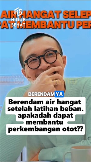 Soaking in warm water enlarges muscles?? 😱😱 | dr Tirta #drtirta #healthtips #makehealthy #doctortips