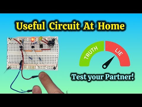 I made my own lie detector circuit!