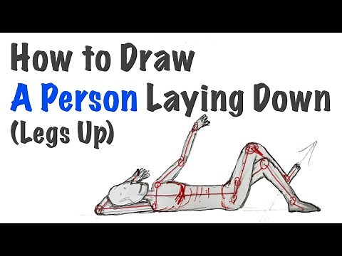 Person Laying Down on Back | easy figure drawing tutorial