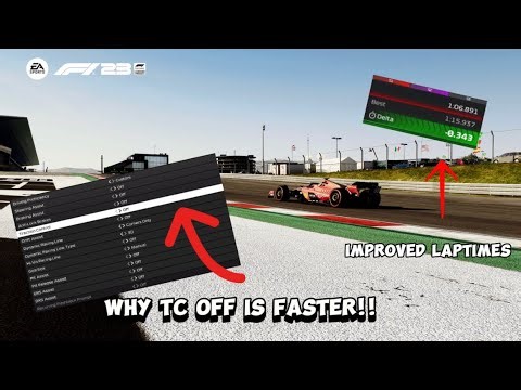 F1 23 | Full Traction Control vs No Traction Control | Hotlap Comparison