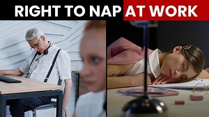 Sleeping at work is now legal