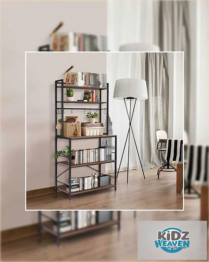 5-Tier Baker's Rack Microwave Stand Storage Shelf 84.5cm