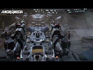 ANDROMEDA 【CUT 1112】 宇宙基地 宇宙戦艦 SF CGアニメ 4K60fps 3DCG