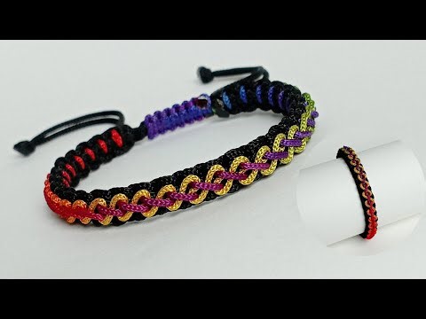 How to make friendship bracelets || thread bracelet making at home || friendship bracelet tutorial