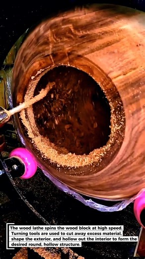 Wood Turning for Hollow Round Pieces – Amazing Craftsmanship! 🪵