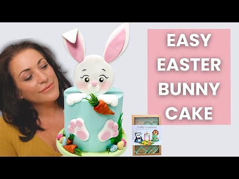 How To Make a Fondant Bunny Cake Topper for Beginners | Easy Easter Treat Idea