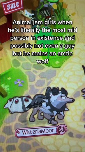 He got that arctic wolf rizz 😫👌 #animaljam #fyp #animaljamclassic #animaljamplaywild