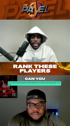 Rank these NBA players from 2003 📺 The Panel Episode 684 🚨 Live shows Mon–Fri 11AM EST #nba #basketball #bball | Players Choice