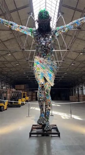 Reclaimed Object Jesus Sculpture: Restoration Art