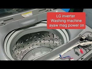 LG washing machine inverter no power