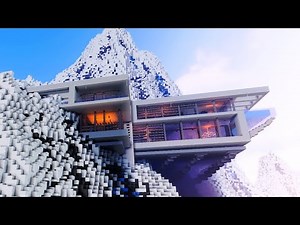 Minecraft TImelapse: ULTIMATE Mountain House!