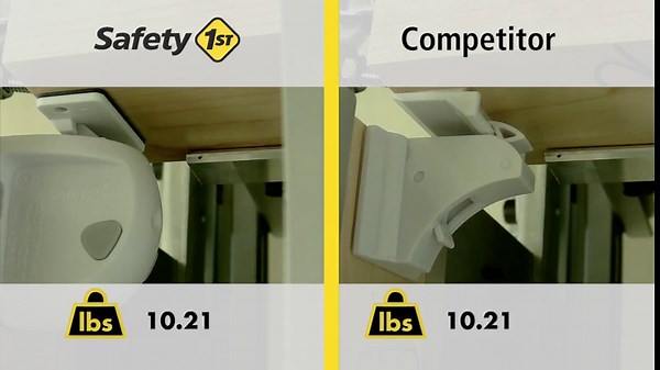 Safety 1st Adhesive Magnetic Lock System, 8 Locks And 2 Keys