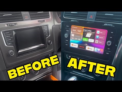UPGRADING GOLF MK7 INFOTAINMENT SYSTEM - APP-CONNECT, NAV - MIB1 TO MIB2