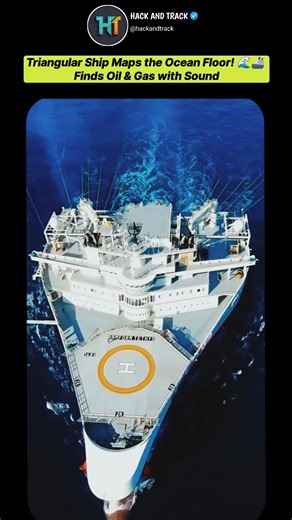 Seismic Vessel That Finds Hidden Oil and Gas!#ship, #vessel
