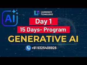 Day-1 FREE 15-Day Generative AI Bootcamp