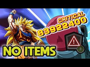 NO ITEM PUNCHING MACHINE BAG EVENT WITH LR SSJ3 GOKU! Dragon Ball Z Dokkan Battle