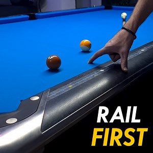 Learn a very simple and easy-to-use system for making rail first shots. The "Diamond Slicer" by Kamui Brand can be a great help when practicing this method. Learn how to adjust for speed & spin in the full lesson on YouTube: https://bit.ly/3FuVQs1 | Sharivari