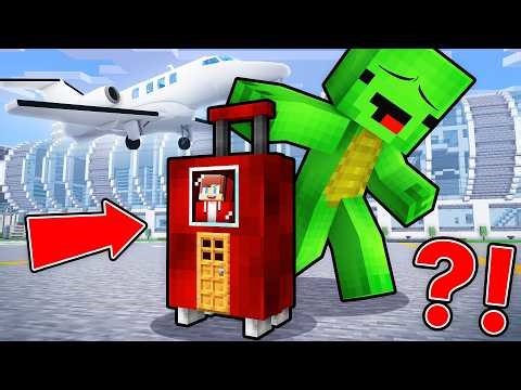 JJ Hide inside Mikey’s Suitcase in Minecraft (Maizen)