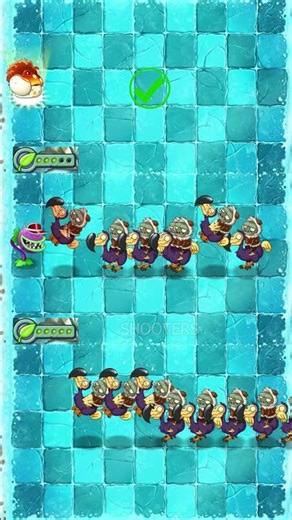 Pvz 2 - Plants Vs Zombies 2 - Eating Plants Vs Ice Dodo Zombies #shorts #pvz2 #pvz #pvz2game