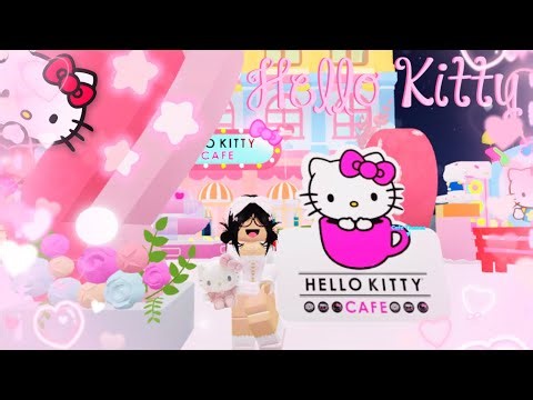 HELLO KITTY CAFE TOUR 💕PT1 || ROBLOX GAME