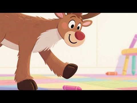 Reindeer Twist Twist Twist 🦌💚✨ | Christmas Dance Song for Kids | Tutu Tunes