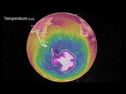 New 3D Weather Globe - Ventusky