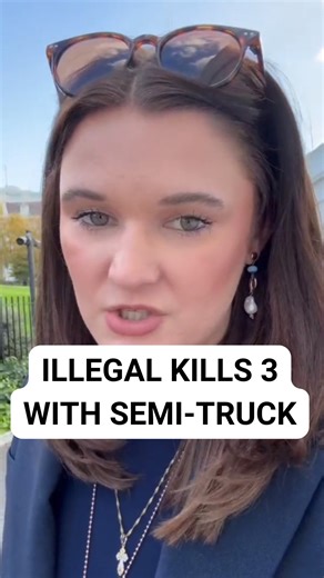 I asked Karoline Leavitt how an illegal alien who killed 3 with a semi-truck got his California driver's license: | American Voices