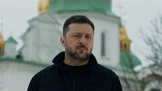 Zelensky says Putin has failed at his war in long address to mark fourth anniversary of invasion