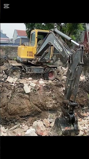 site clearance work to prepare for house construction | House building #building, #construction
