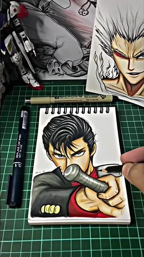 Drawing metal bat 😈 #metalbat #onepunchman #drawingtutorial #drawing #art #ytshorts