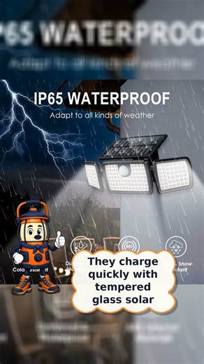 MIHANI Solar Flood Lights: Wide-Angle Motion Sensor Outdoor Lighting