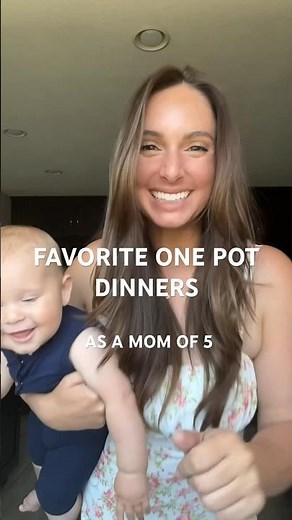 Easy one pot dinner I make as a mom of 5