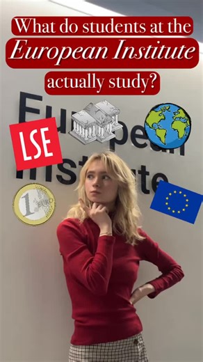 📚 💭 Are you wondering if the European Institute is for you? Established in 1991, the European Institute (EI) at LSE is a world-leading centre for the study of Europe in its global context. With eight master’s degrees and a doctoral programme, a vibrant research community, and a world-leading public events programme, our work spans Political Economy, Politics & Policy, Culture & Society, and Migration. Keep watching to find out what students actually get to study in our very interdisciplinary a