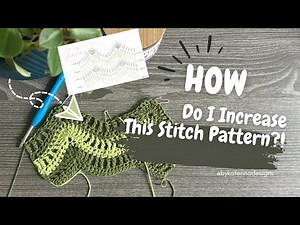 Chevron Stitch Pattern: Increase Tutorial for Wavy Skirt Design!