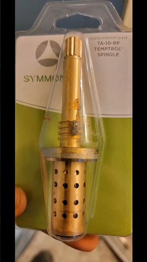 Replacing old leaking Symmons shower valve, metal handle seized #Symmons #showervalve