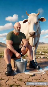 If the cow gives less milk then he sells the cow 😭#cow #milk #farmar | Gunda Swami
