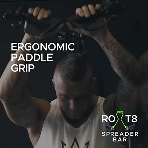 The RO-T8 Spreader Bar features an ergonomic paddle grip, designed to...