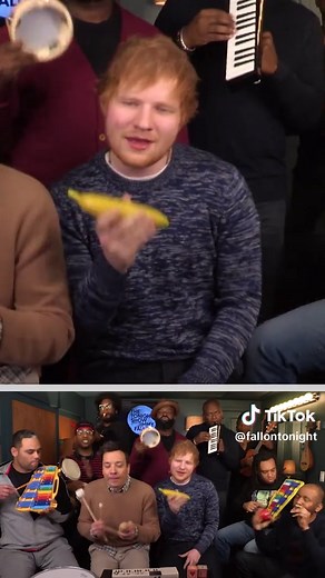 Ed Sheeran and The Roots Perform 'Shape of You' with Classroom Instruments