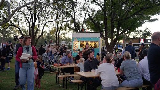 9.1K views · 60 reactions | Plenty of fun under the stars and lights at the Finke Street Party and Night Markets on Thursday 拾﫶 | Tatts Finke Desert Race | Facebook