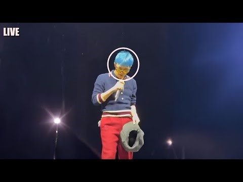 LIVE G-DRAGON Übermensch In Paris! G-Dragon takes over La Défense Arena with his blue hair