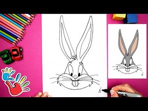 How to Draw Bugs Bunny Step by Step | Easy Tutorial for Kids